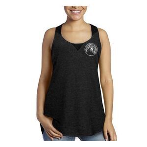 Minnesota Timberwolves French‎ Terry Deconstructed Racerback Tri-Blend Tank Top